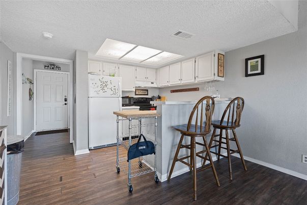 Interior, Kitchen, Wood Texture Flooring
