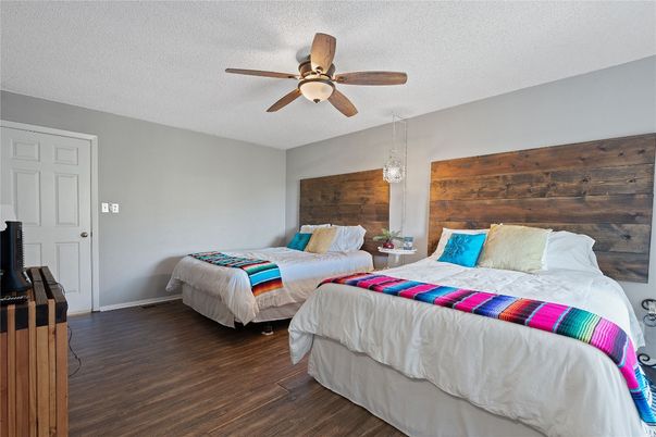Bedroom, Interior, Wood Texture Flooring