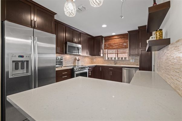 Interior, Kitchen, Recessed Lighting, Stainless Steel Appliances