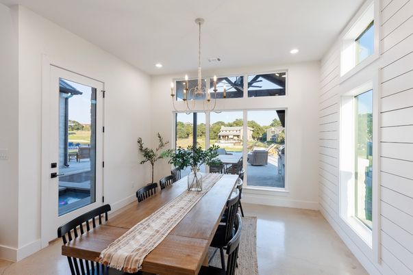 Chandelier, Dining room, Interior, Pendant Lights, Recessed Lighting