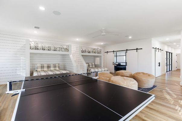 Fitness Equipment, Game Room, Interior, Recessed Lighting, Wood Texture Flooring