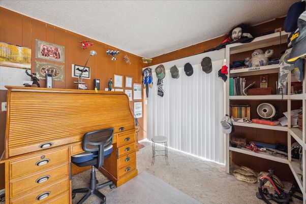 Home Office, Interior, Wooden Walls