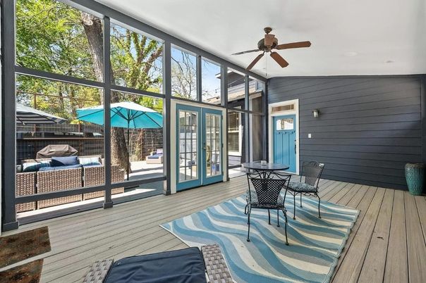 Interior, Sun Room, Wood Texture Flooring
