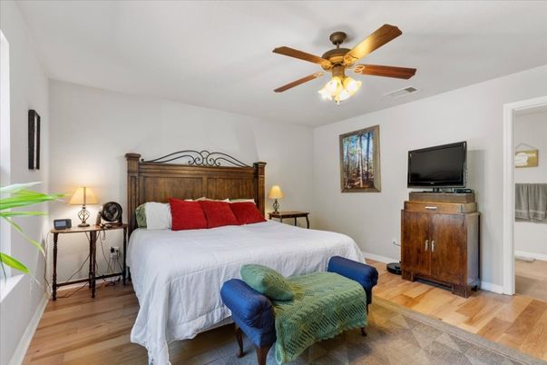 Bedroom, Interior, Wood Texture Flooring