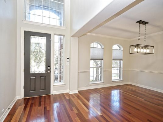 Interior, Pendant Lights, Wood Texture Flooring