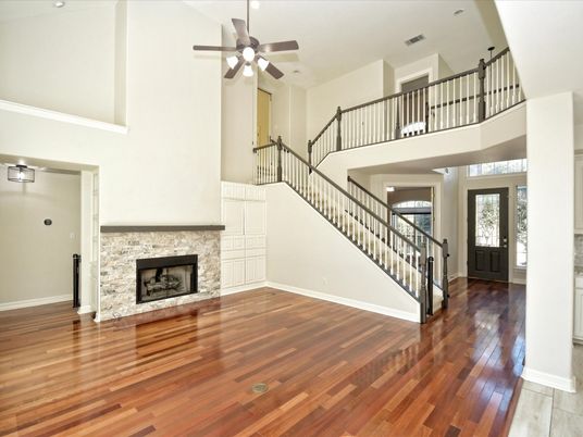 Fireplace, Interior, Wood Texture Flooring