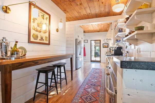 Interior, Kitchen, Wooden Ceilings, Wood Texture Flooring