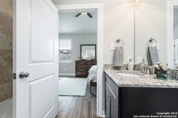 Bathroom, Interior, Wood Texture Flooring
