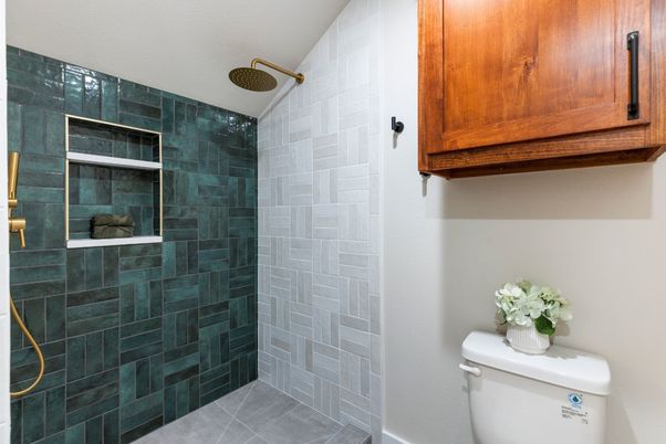 Bathroom, Glass Shower, Interior