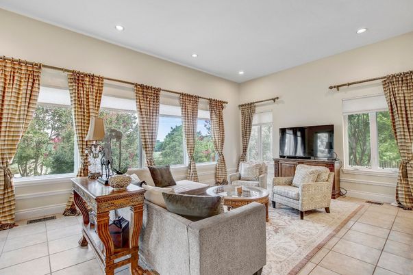 Interior, Living room, Recessed Lighting