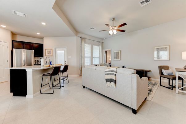 Interior, Kitchen, Living room, Recessed Lighting