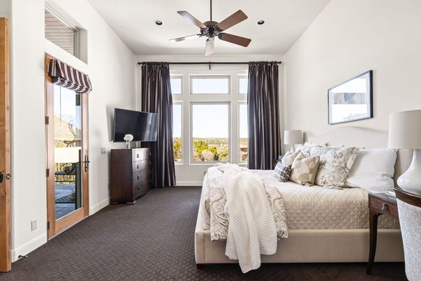 Bedroom, Interior, Recessed Lighting