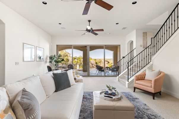 Interior, Living room, Recessed Lighting