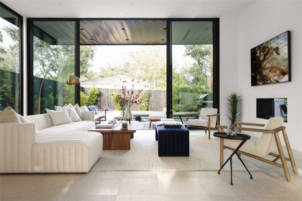 Interior, Living room, Recessed Lighting