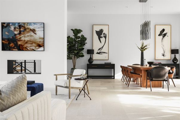 Dining room, Interior, Pendant Lights