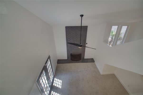 Empty room, Fireplace, Interior