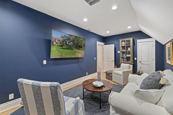 Interior, Living room, Recessed Lighting
