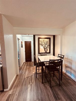 Dining room, Interior, Wood Texture Flooring