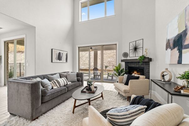 Fireplace, Interior, Living room