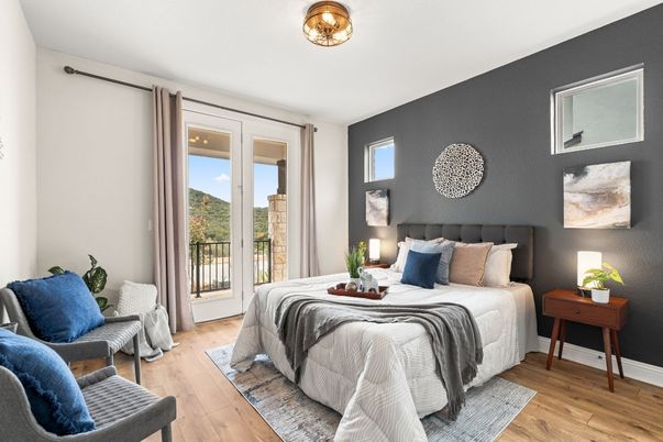 Bedroom, Interior, Wood Texture Flooring