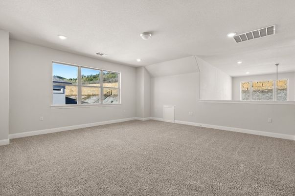 Empty room, Interior, Recessed Lighting