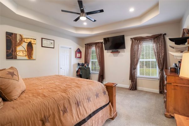 Bedroom, Interior, Recessed Lighting