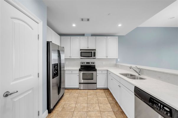 Interior, Kitchen, Recessed Lighting, Stainless Steel Appliances