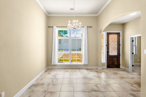 Chandelier, Empty room, Interior, Recessed Lighting