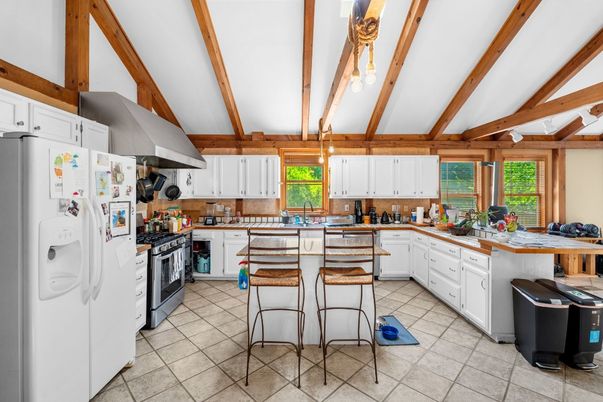 Interior, Kitchen, Wooden Beams