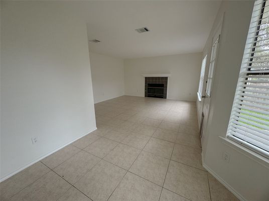 Empty room, Fireplace, Interior