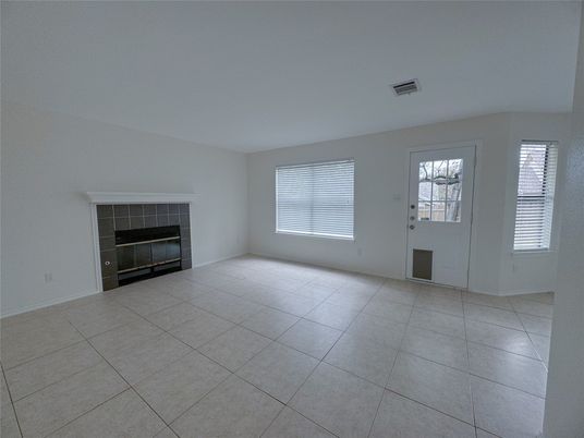 Empty room, Fireplace, Interior
