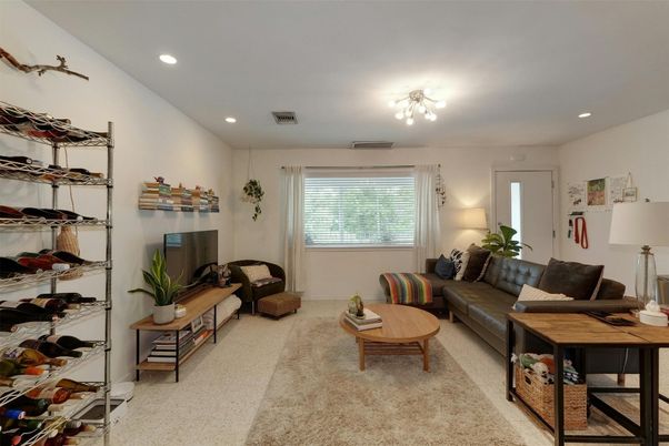 Interior, Living room, Recessed Lighting