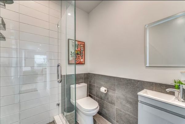 Bathroom, Glass Shower, Interior