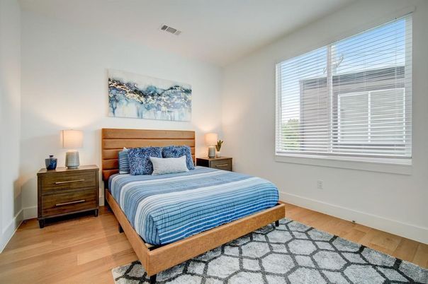 Bedroom, Interior, Wood Texture Flooring