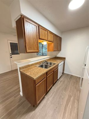 Interior, Kitchen, Wood Texture Flooring