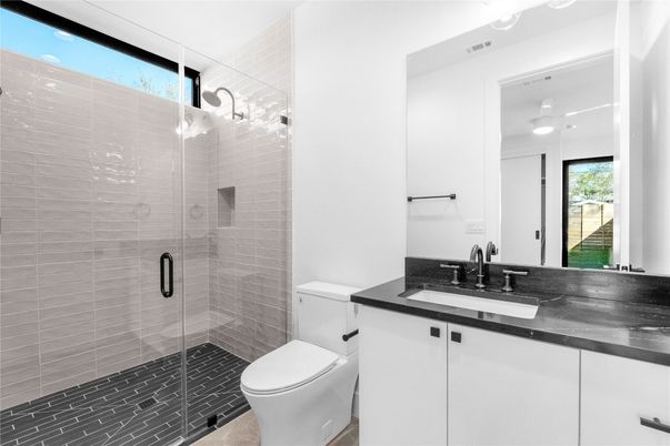 Bathroom, Glass Shower, Interior
