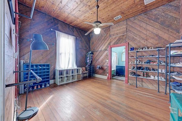 Empty room, Interior, Wooden Ceilings, Wood Texture Flooring, Wooden Walls