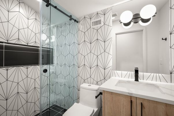 Bathroom, Glass Shower, Interior
