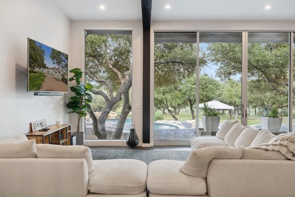Interior, Living room, Recessed Lighting