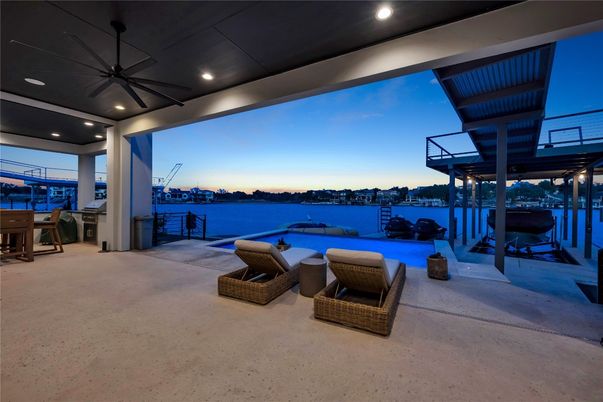 Exterior, Lake, Recessed Lighting, Water