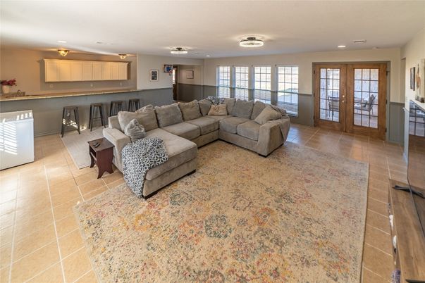 Fireplace, Interior, Living room, Recessed Lighting