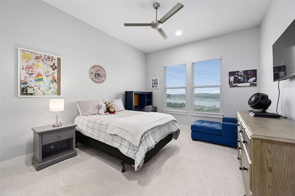 Bedroom, Interior, Recessed Lighting