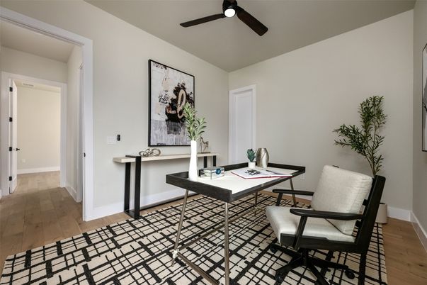 Home Office, Interior, Wood Texture Flooring