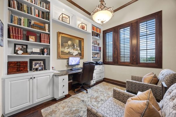 Home Office, Interior, Wood Texture Flooring