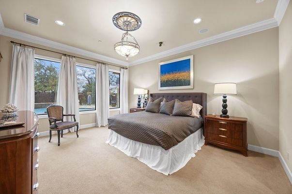 Bedroom, Interior, Recessed Lighting