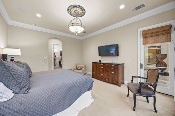 Bedroom, Interior, Recessed Lighting