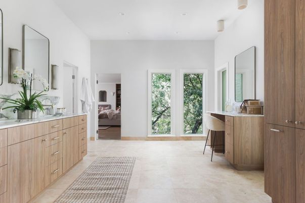 Bathroom, Bedroom, Dual Sink Vanities, Interior, Recessed Lighting