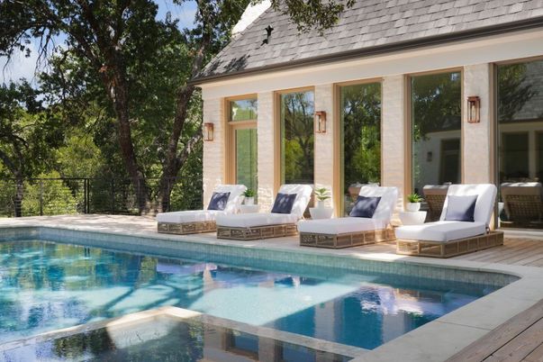 Exterior, Pool, Solar Panels