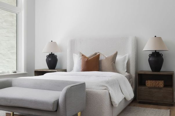 Bedroom, Interior, Wood Texture Flooring