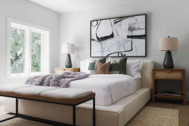 Bedroom, Interior, Wood Texture Flooring